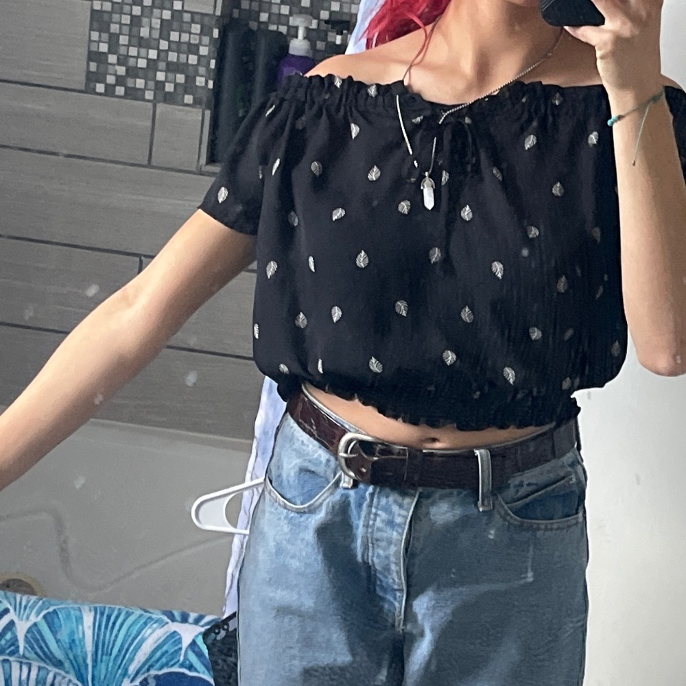 black blouse